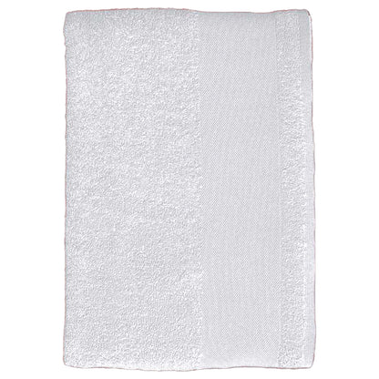 White - Back - SOLS Island Guest Towel (30 X 50cm)