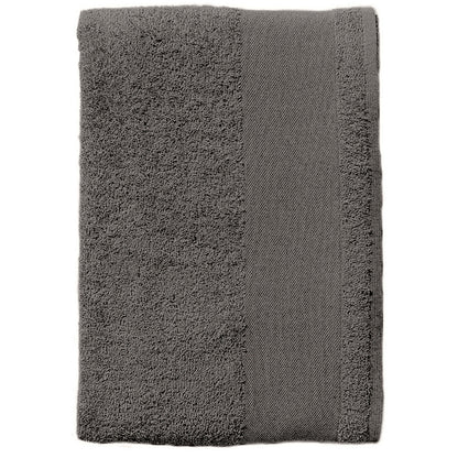 Dark Grey - Back - SOLS Island Guest Towel (30 X 50cm)