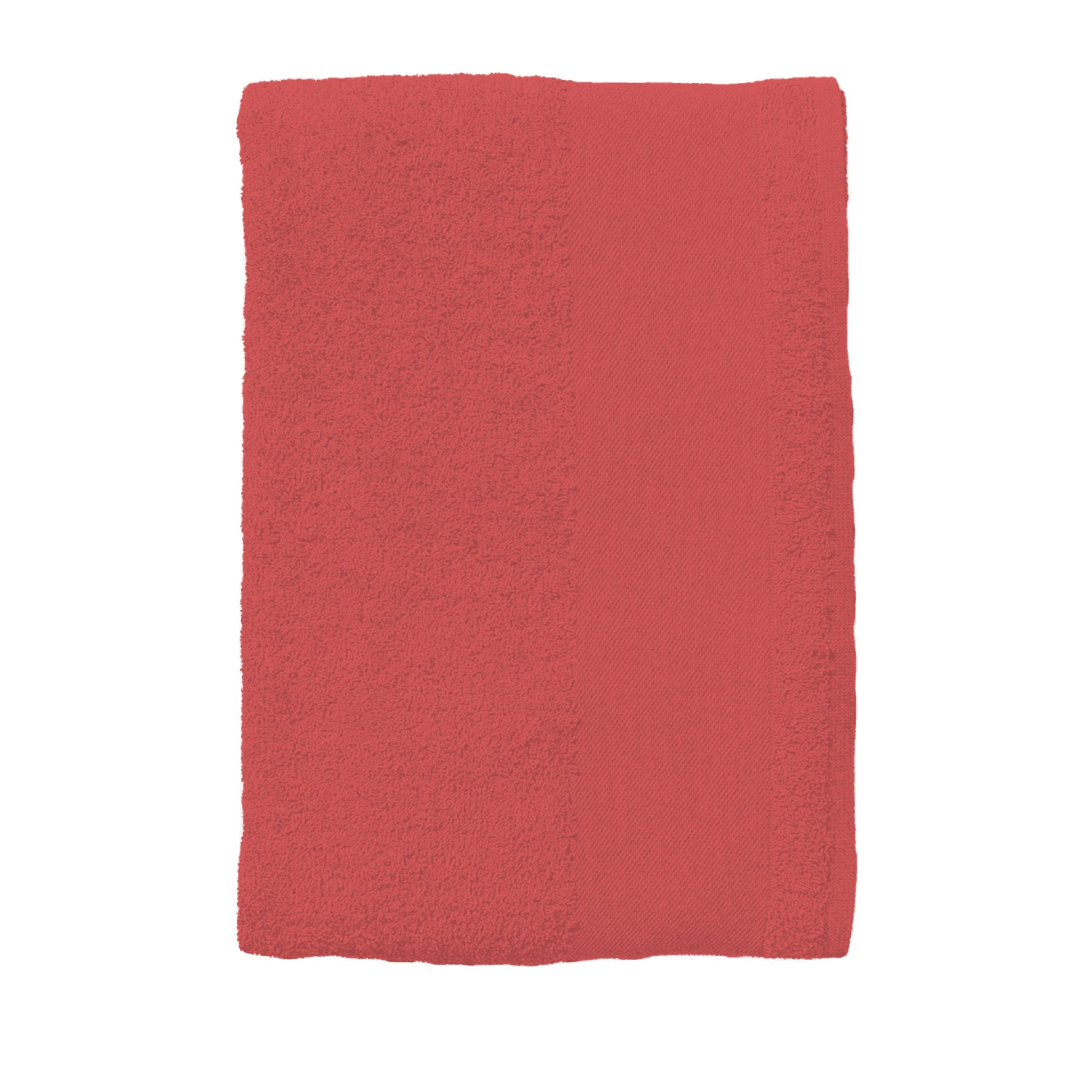 Red - Back - SOLS Island 50 Hand Towel (50 X 100cm)
