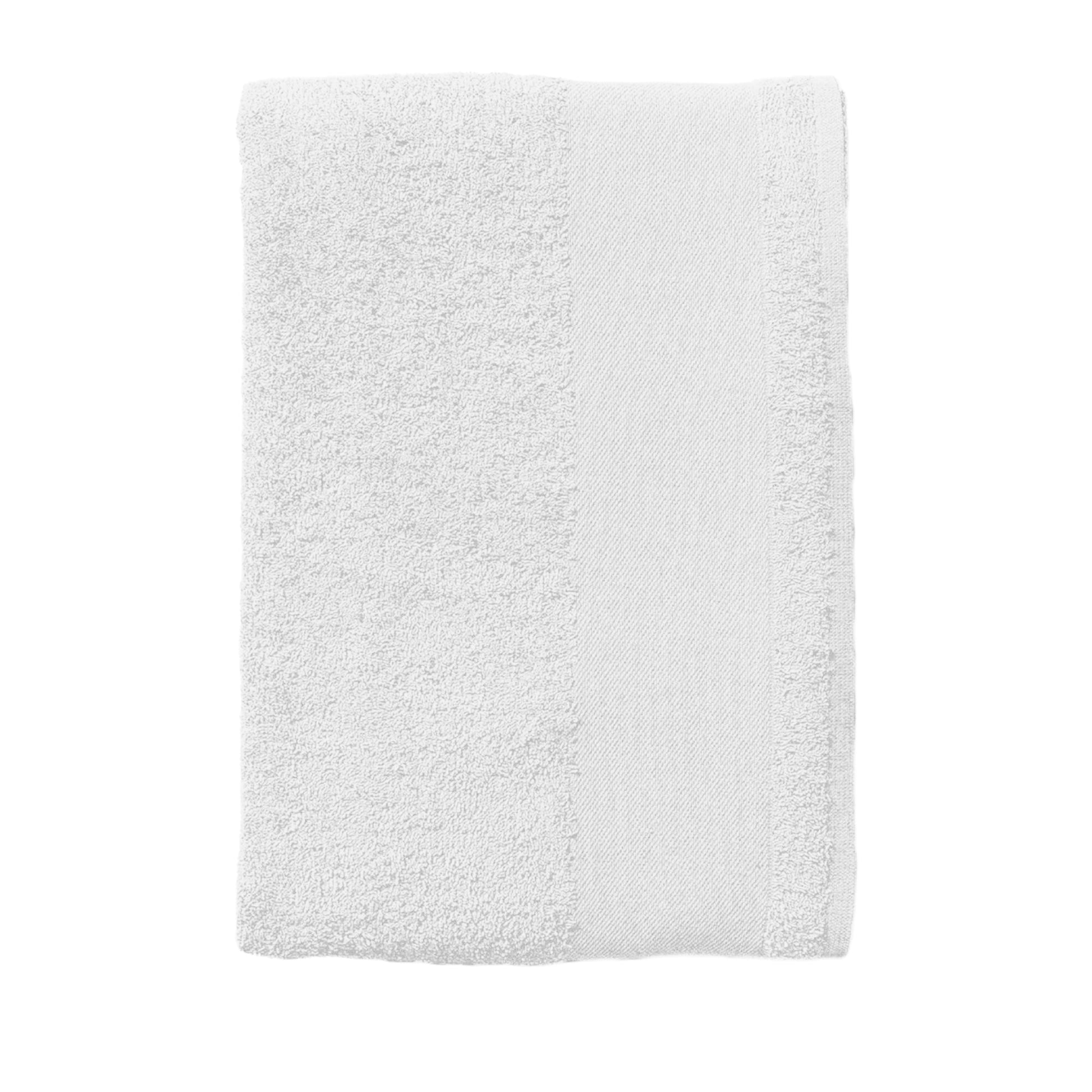 White - Back - SOLS Island 50 Hand Towel (50 X 100cm)