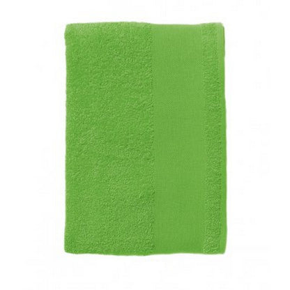Lime - Front - SOLS Island 50 Hand Towel (50 X 100cm)