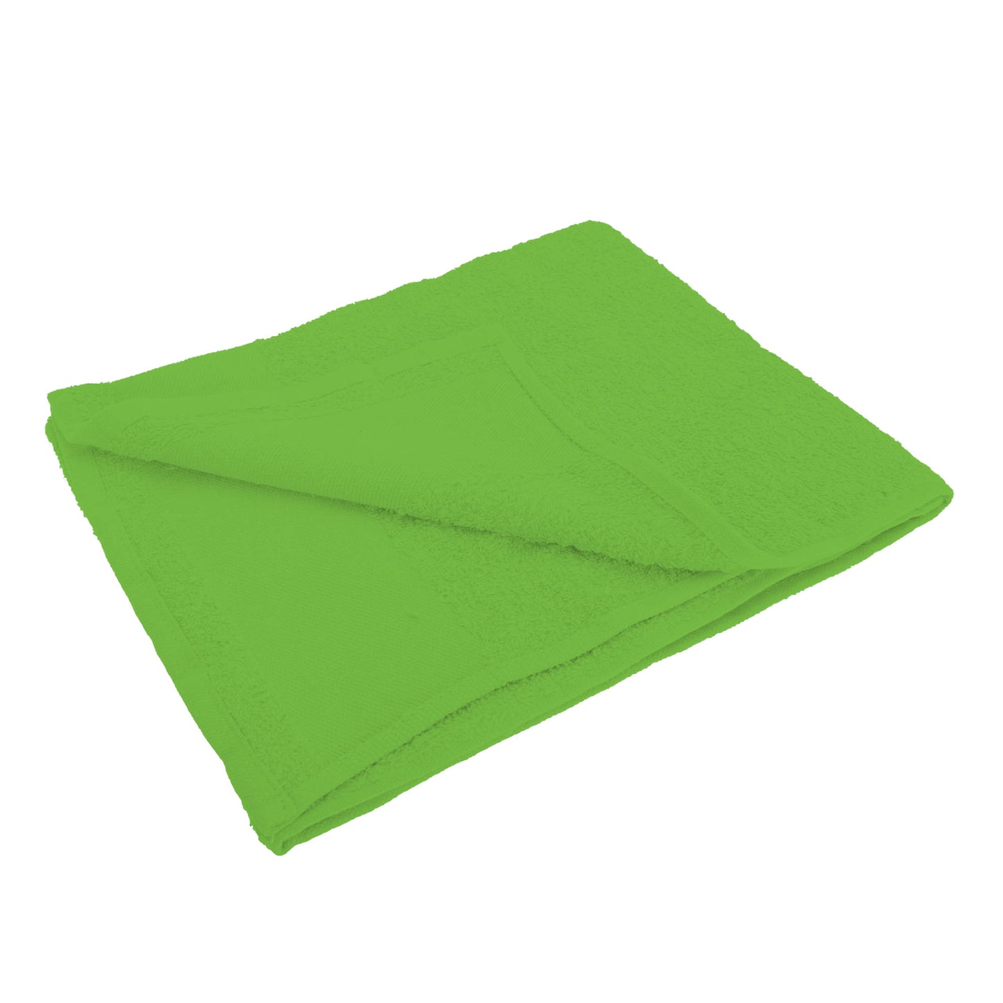 Lime - Back - SOLS Island 50 Hand Towel (50 X 100cm)