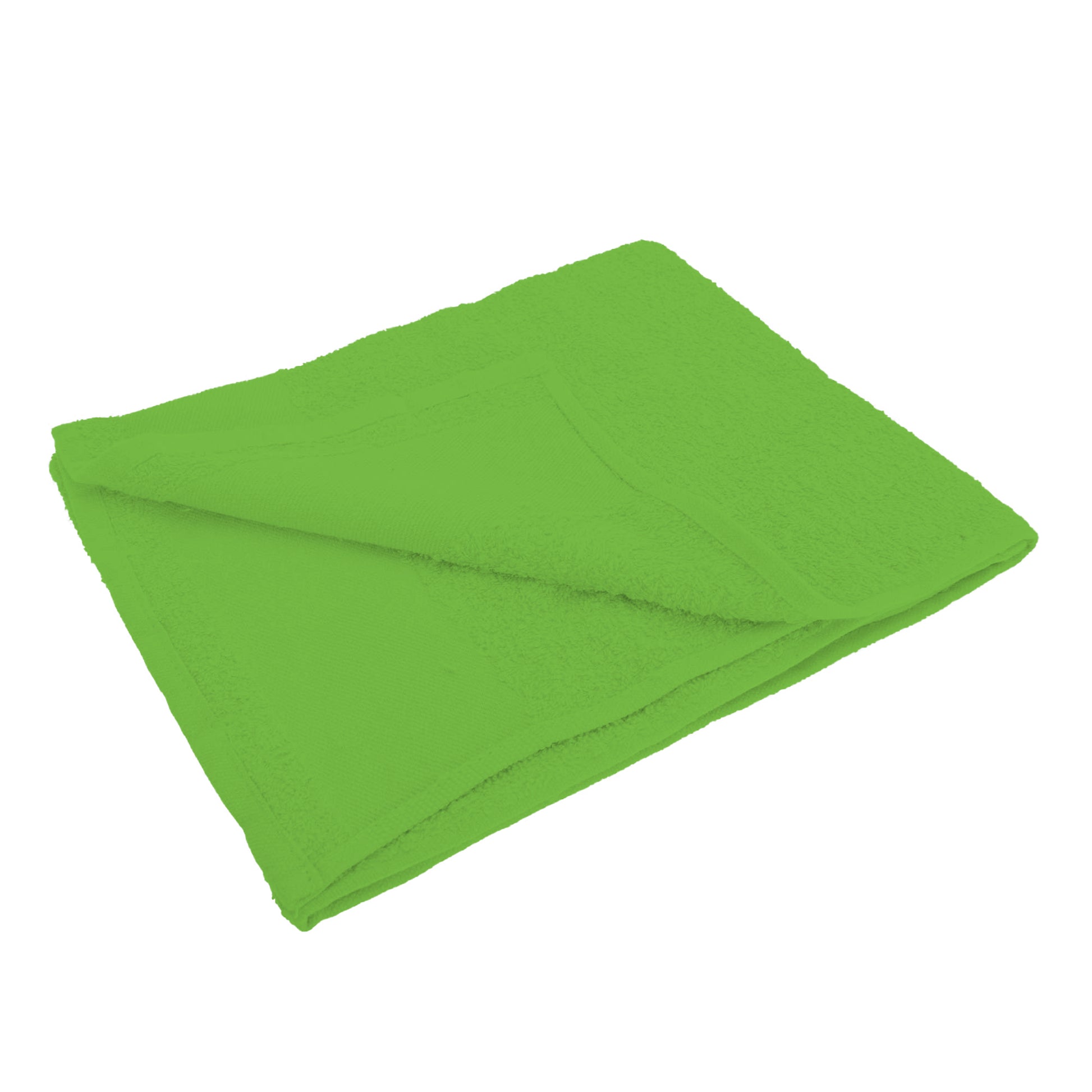 Lime - Back - SOLS Island 50 Hand Towel (50 X 100cm)