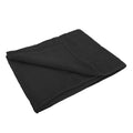 Black - Front - SOLS Island 50 Hand Towel (50 X 100cm)