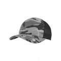 Dark Camo-Black - Front - Flexfit Unisex Classic Camo Trucker Cap