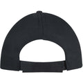 Black - Back - SOLS Unisex Buzz 5 Panel Baseball Cap