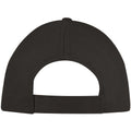 Dark Grey - Back - SOLS Unisex Buzz 5 Panel Baseball Cap