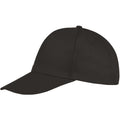 Dark Grey - Side - SOLS Unisex Buzz 5 Panel Baseball Cap