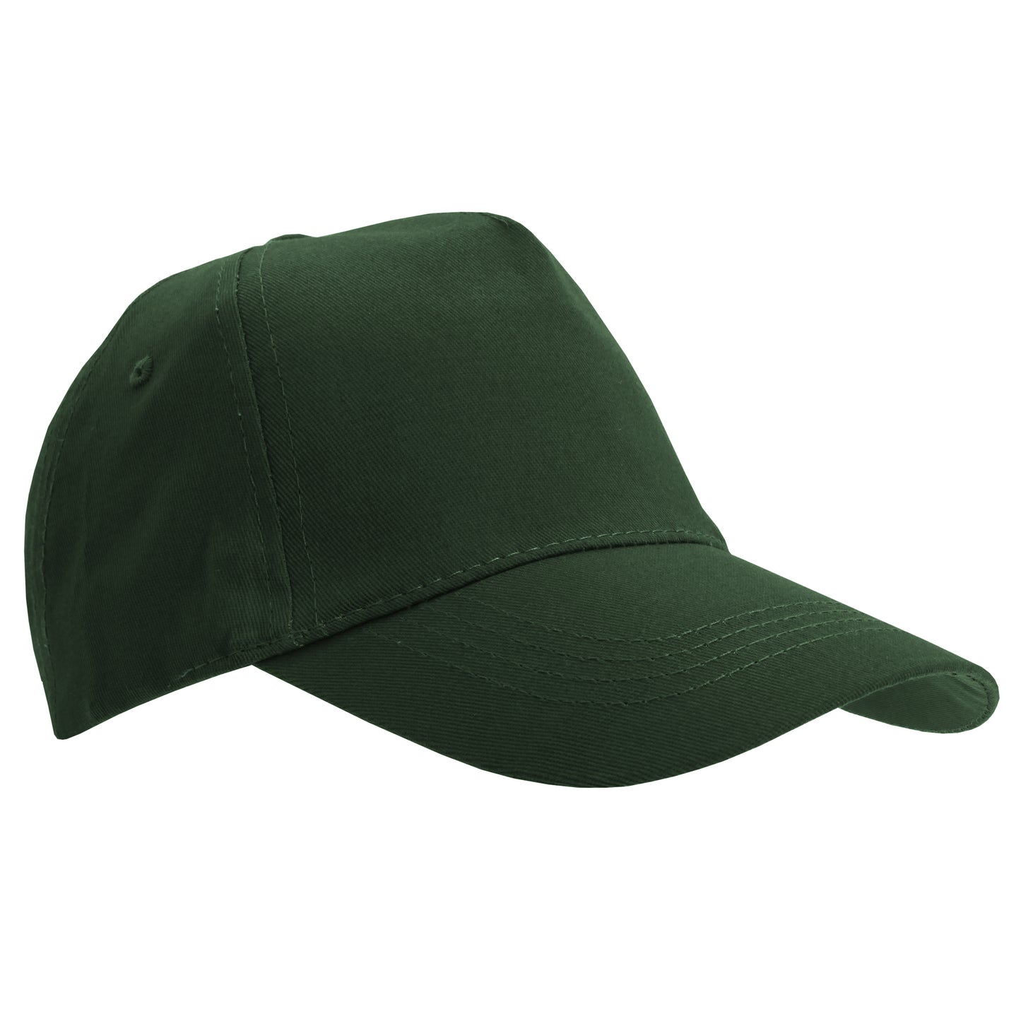 Forest Green - Front - SOLS Unisex Buzz 5 Panel Baseball Cap