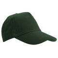 Forest Green - Front - SOLS Unisex Buzz 5 Panel Baseball Cap