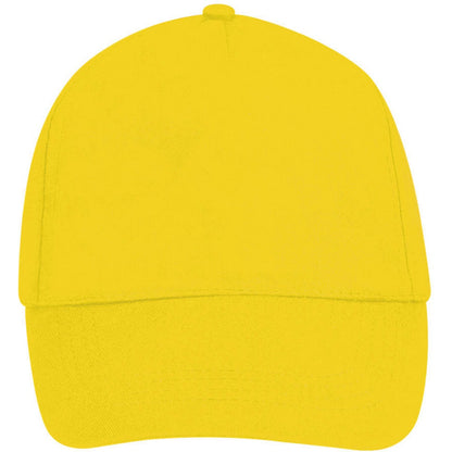Gold - Lifestyle - SOLS Unisex Buzz 5 Panel Baseball Cap