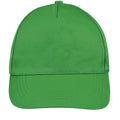 Kelly Green - Side - SOLS Unisex Buzz 5 Panel Baseball Cap