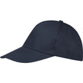 Navy - Side - SOLS Unisex Buzz 5 Panel Baseball Cap