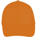 Orange - Lifestyle - SOLS Unisex Buzz 5 Panel Baseball Cap