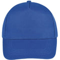 Royal Blue - Lifestyle - SOLS Unisex Buzz 5 Panel Baseball Cap