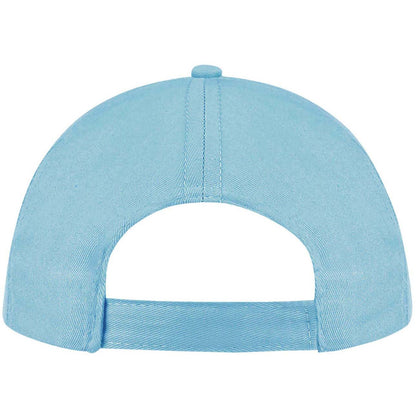 Atoll Blue - Side - SOLS Unisex Buzz 5 Panel Baseball Cap