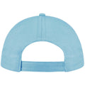 Atoll Blue - Side - SOLS Unisex Buzz 5 Panel Baseball Cap