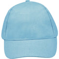 Atoll Blue - Lifestyle - SOLS Unisex Buzz 5 Panel Baseball Cap