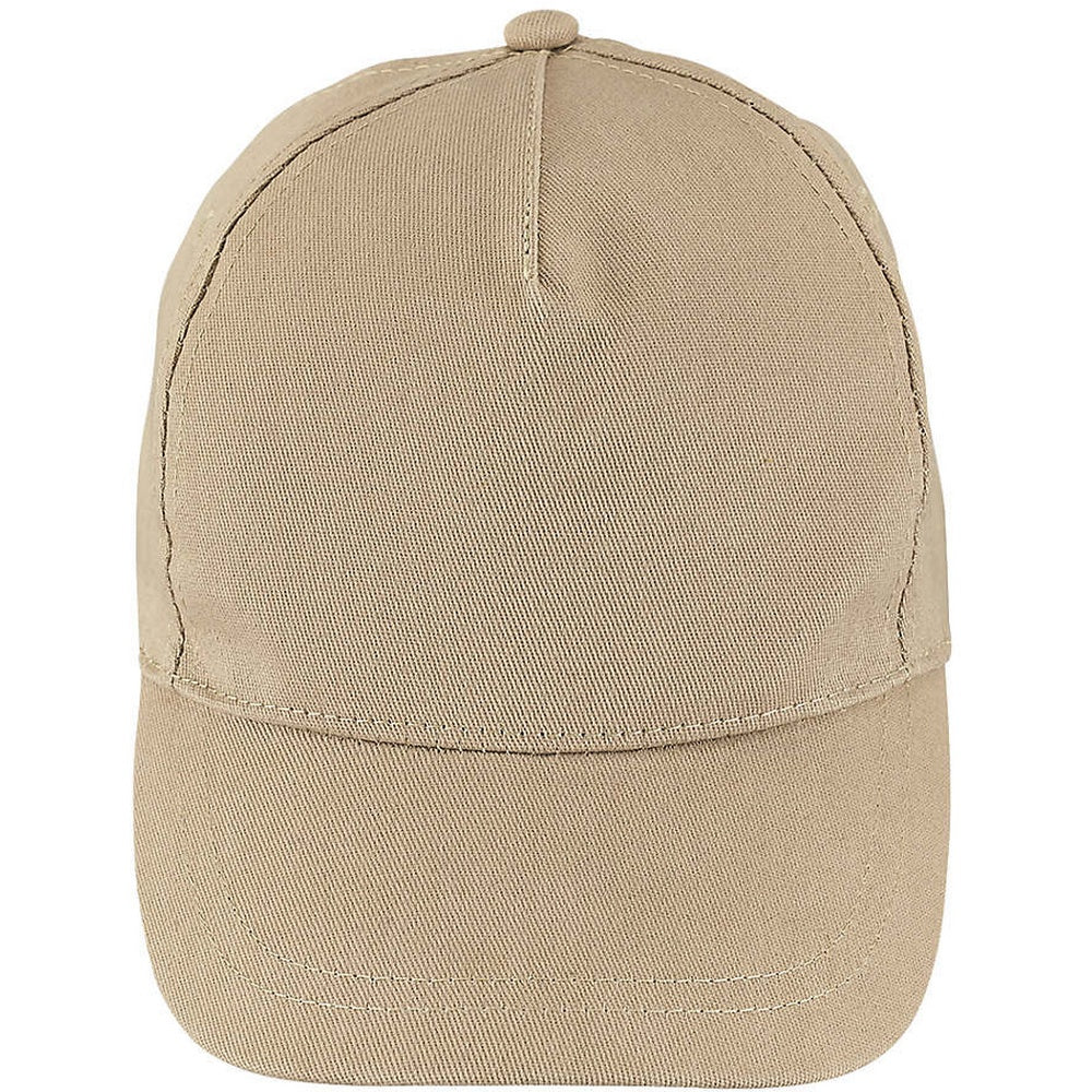 Sand - Side - SOLS Unisex Buzz 5 Panel Baseball Cap