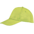 Apple Green - Back - SOLS Unisex Buzz 5 Panel Baseball Cap