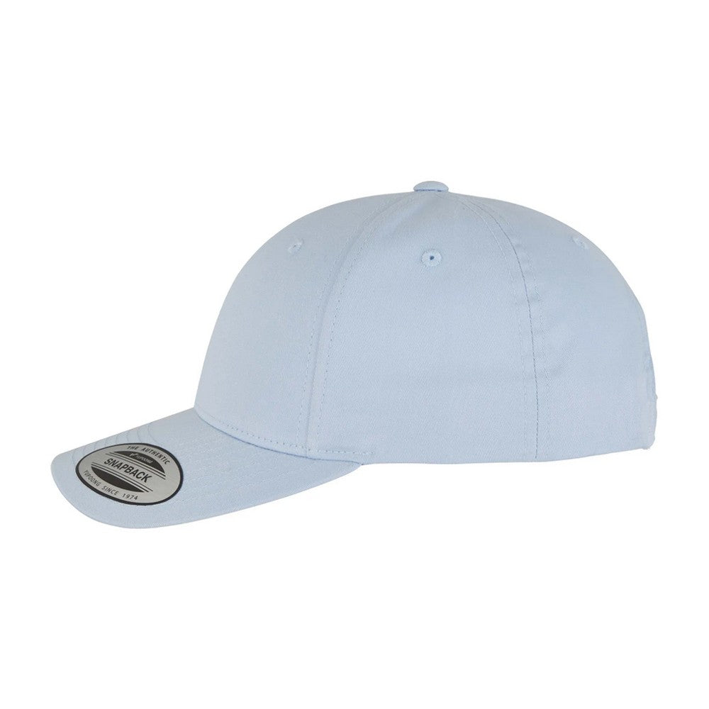 Light Blue - Side - Flexfit Unisex Curved Classic Snapback Cap
