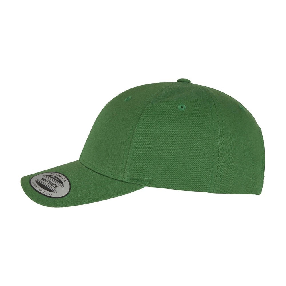Classic Green - Side - Flexfit Unisex Curved Classic Snapback Cap
