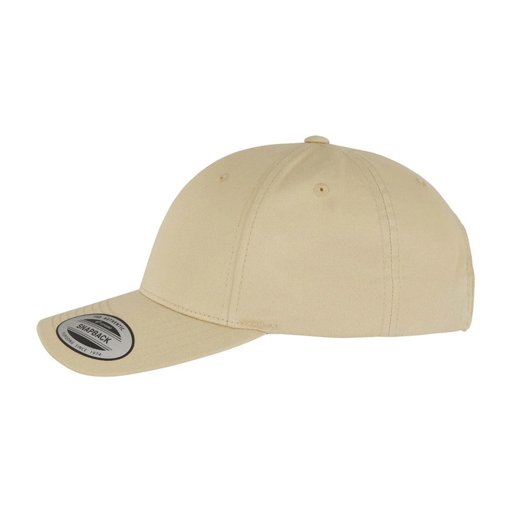 Gold - Side - Flexfit Unisex Curved Classic Snapback Cap