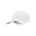 White - Front - Flexfit Unisex Curved Classic Snapback Cap
