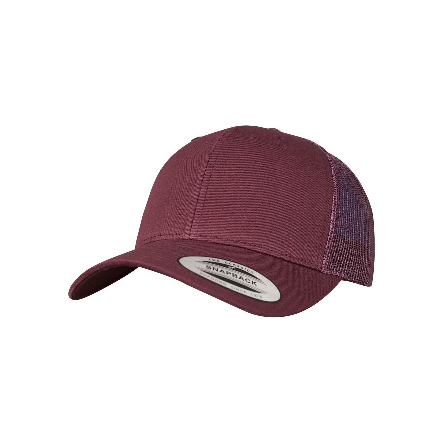 Maroon - Front - Flexfit Unisex Retro Trucker Cap
