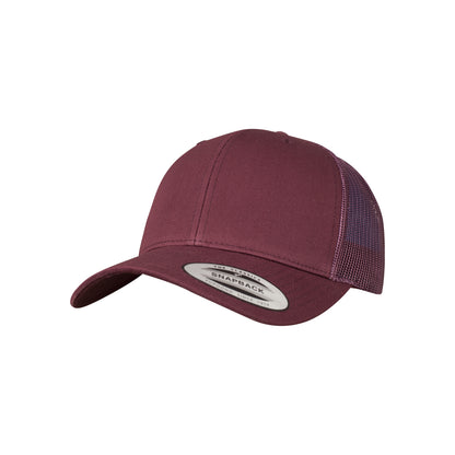 Maroon - Front - Flexfit Unisex Retro Trucker Cap