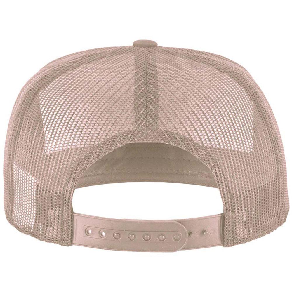 Khaki - Back - Flexfit Unisex Retro Trucker Cap