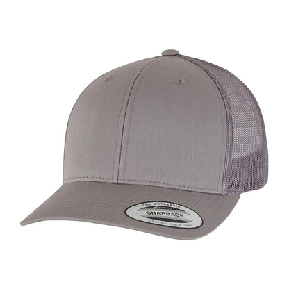 Steel Grey - Front - Flexfit Unisex Retro Trucker Cap