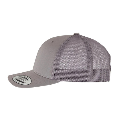 Steel Grey - Side - Flexfit Unisex Retro Trucker Cap
