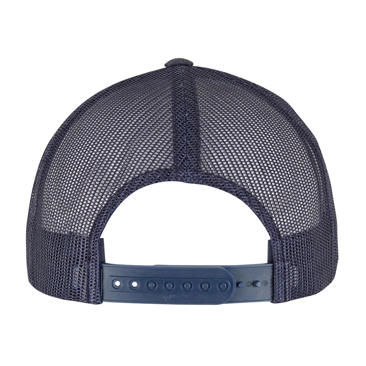 Heather Navy - Back - Flexfit Unisex Retro Trucker Cap