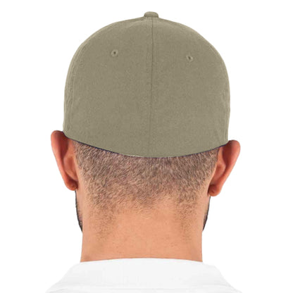 Greenish Grey - Side - Flexfit Unisex 5 Panel Cap