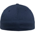 Navy - Back - Flexfit Unisex Organic Cotton Cap