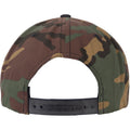 Green Camo-Black - Back - Flexfit Unisex Two Tone Classic Camo Snapback Cap