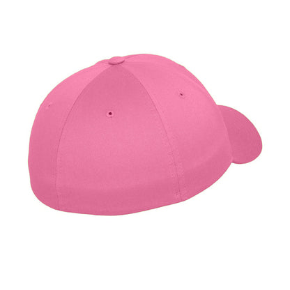 Pink - Back - Flexfit Unisex Wooly Combed Cap