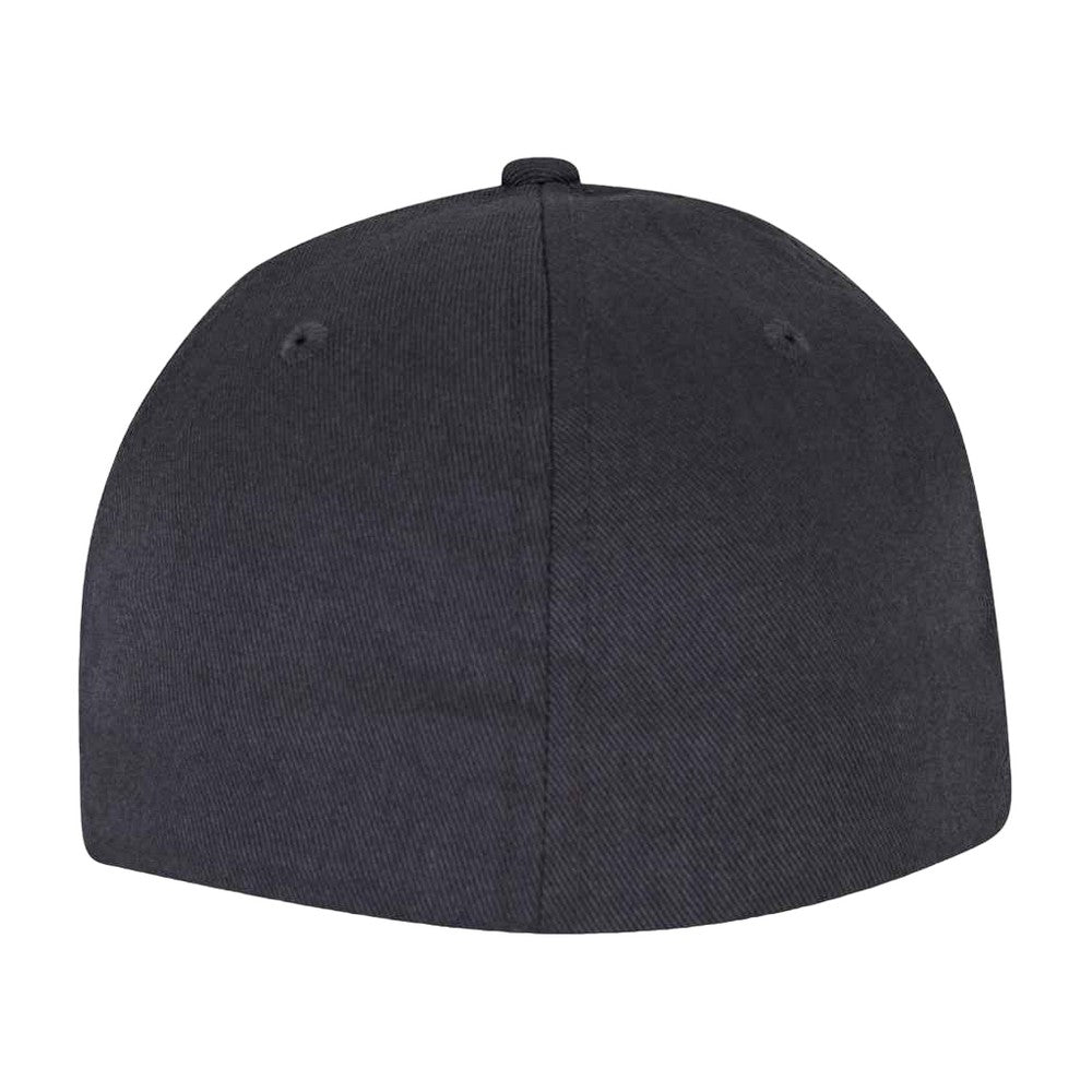Charcoal - Back - Flexfit Unisex Wooly Combed Cap