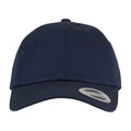 Navy - Front - Flexfit Unisex Low Profile Cotton Twill Cap