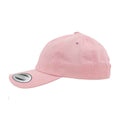 Pink - Back - Flexfit Unisex Low Profile Cotton Twill Cap