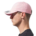 Pink - Side - Flexfit Unisex Low Profile Cotton Twill Cap