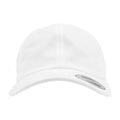 White - Front - Flexfit Unisex Low Profile Cotton Twill Cap