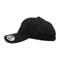 Black - Back - Flexfit Unisex Low Profile Cotton Twill Cap