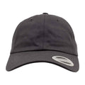 Dark Grey - Front - Flexfit Unisex Low Profile Cotton Twill Cap