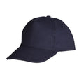 French Navy - Back - SOLS Unisex Sunny 5 Panel Baseball Cap