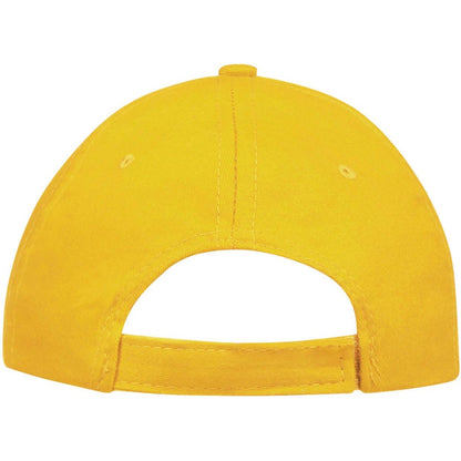 Gold - Side - SOLS Unisex Sunny 5 Panel Baseball Cap