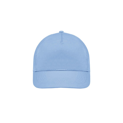 Sky Blue - Side - SOLS Unisex Sunny 5 Panel Baseball Cap