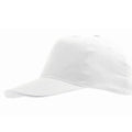 White - Back - SOLS Unisex Sunny 5 Panel Baseball Cap