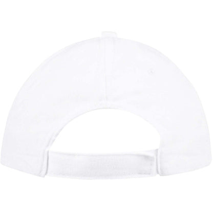 White - Side - SOLS Unisex Sunny 5 Panel Baseball Cap